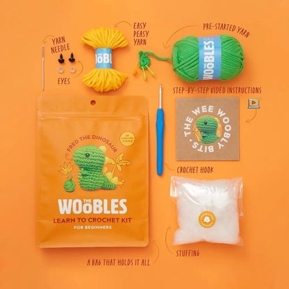Multifunction Crochet Stuffed Animal Kit – DIY Handmade Yarn Set for Beginners, Includes Crochet Hooks, Non-Finished Product