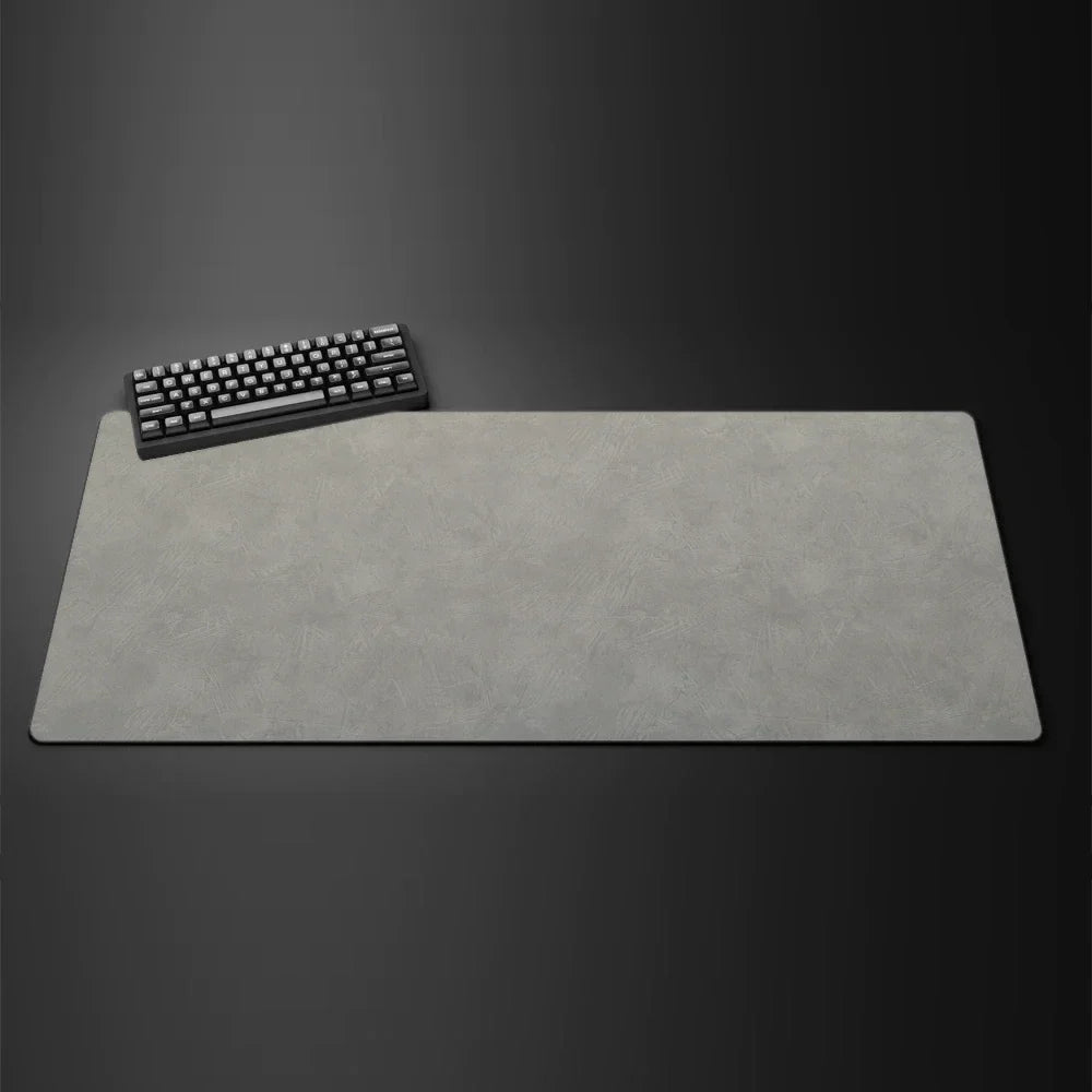 Gray Texture XXL Gaming Mouse Pad – Large 90x40cm Rubber Anti-Slip Desk Mat for Computer Office and Gaming