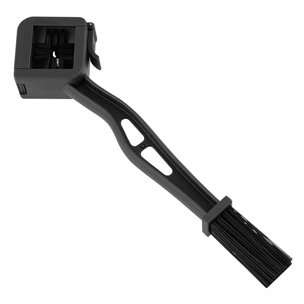 Motorcycle & Bicycle Chain Brush Cleaner — Plastic Scrubber for Chain Cleaning, Outdoor Road Maintenance Tool