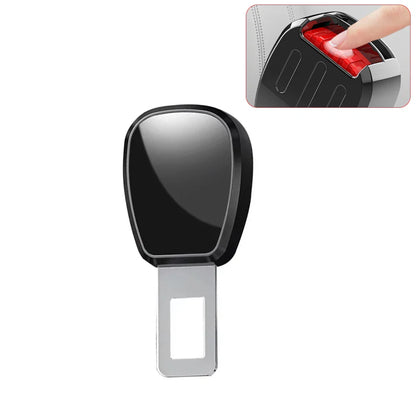 2PCS Car Seat Belt Clip Extender – Universal Safety Seatbelt Buckle Plug Adapter Insert Socket Extension for Cars