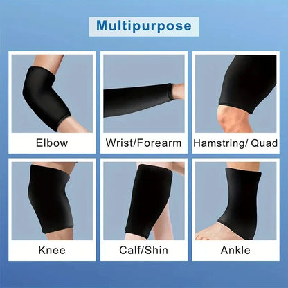 Reusable Gel Ice Sleeve Wrap — Hot & Cold Pack for Elbow, Knee, Ankle, Hand Pain Relief & Injury Therapy
