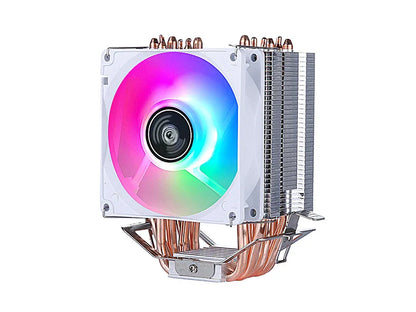 CPU Cooling Fan with Air-Cooled Radiator – Compatible with LGA2011, 115x, 1200, 1700 & AMD