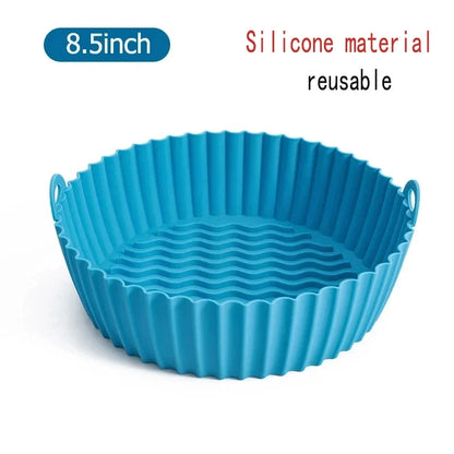 50Pcs Disposable Non-Stick Air Fryer Paper Liners – Round Baking Sheets Kitchen Airfryer Accessories for Easy Cooking & Cleanup