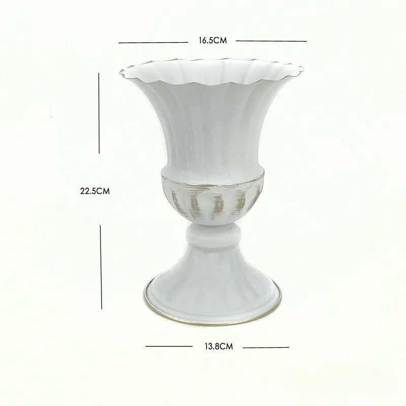 Retro Wrought Iron Flower Pots — Wedding, Dried Flower & Home Decoration Vases for Hotel & Event