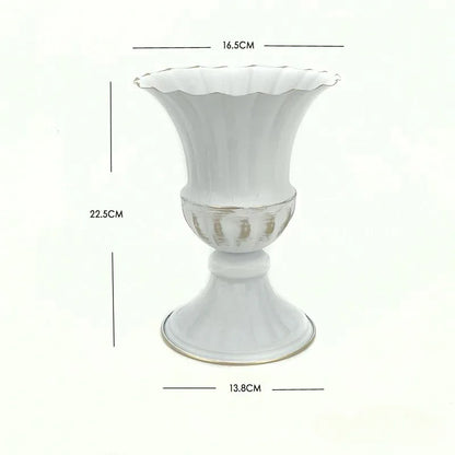 Retro Wrought Iron Flower Pots — Wedding, Dried Flower & Home Decoration Vases for Hotel & Event