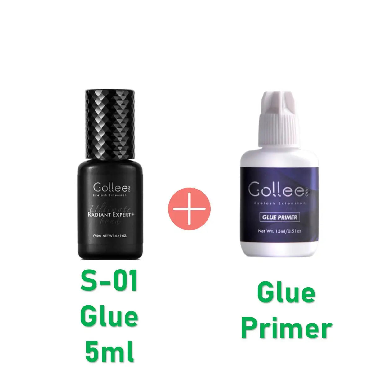 Gollee 0.5s Fast-Drying Eyelash Extension Glue – Waterproof Professional Adhesive for Salon Lashes