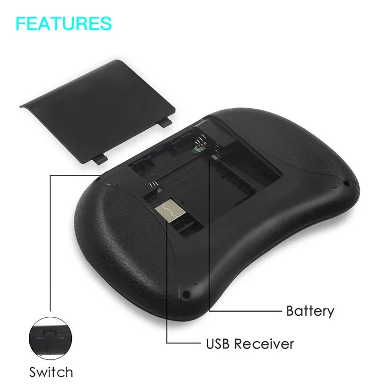 I8 2.4G Mini Wireless Keyboard – Air Mouse Touchpad Remote for Android TV Box, PC & Smart TV