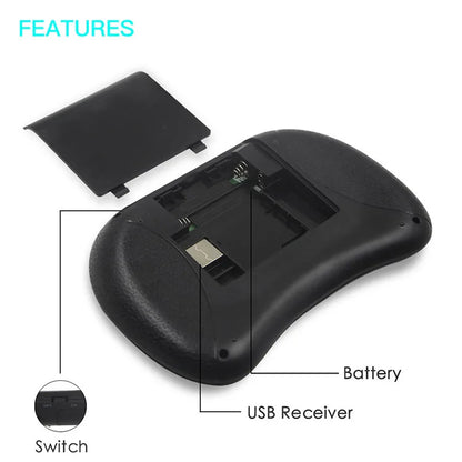 I8 2.4G Mini Wireless Keyboard – Air Mouse Touchpad Remote for Android TV Box, PC & Smart TV