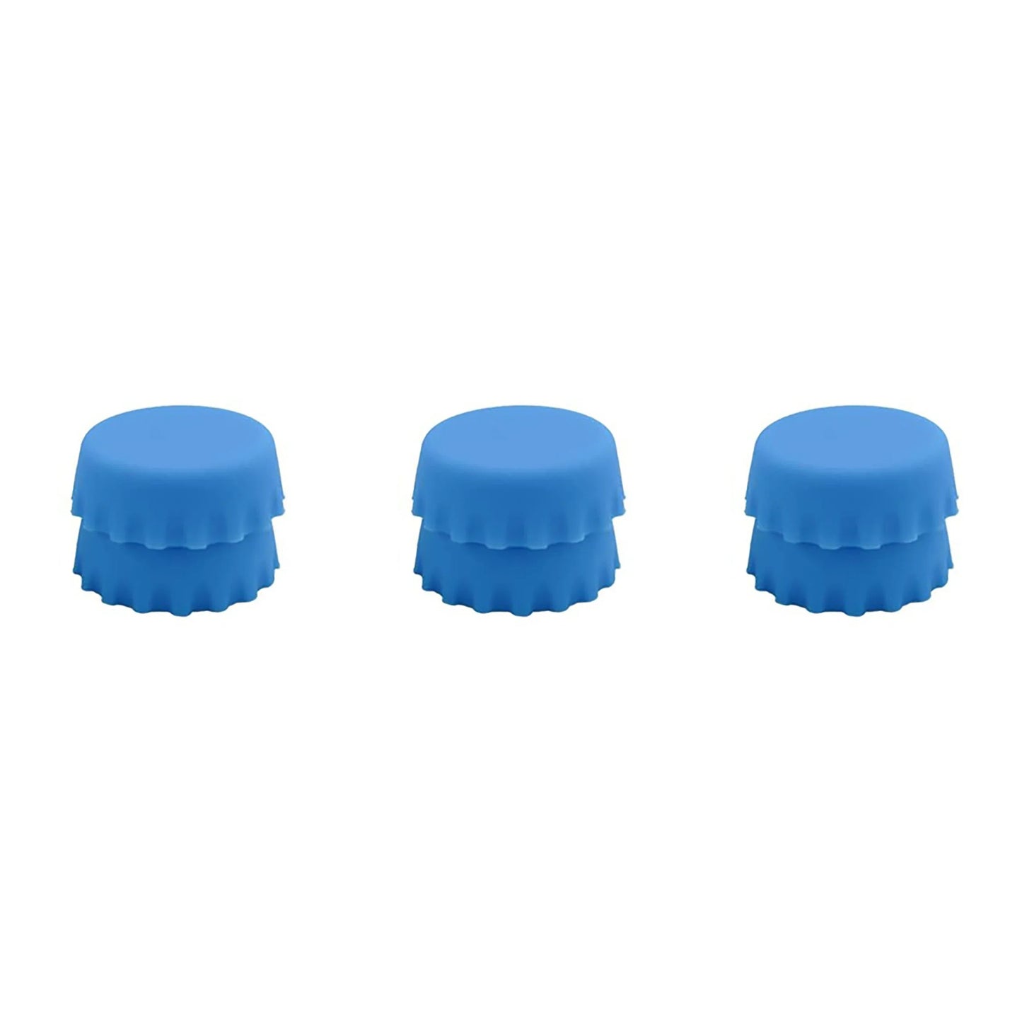 2/6/12pcs Silicone Beer Bottle Caps – Preservative Covers for Wine, Vinegar, Soy, and Cocktail Bottles