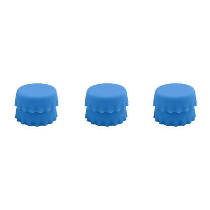 2/6/12pcs Silicone Beer Bottle Caps – Preservative Covers for Wine, Vinegar, Soy, and Cocktail Bottles