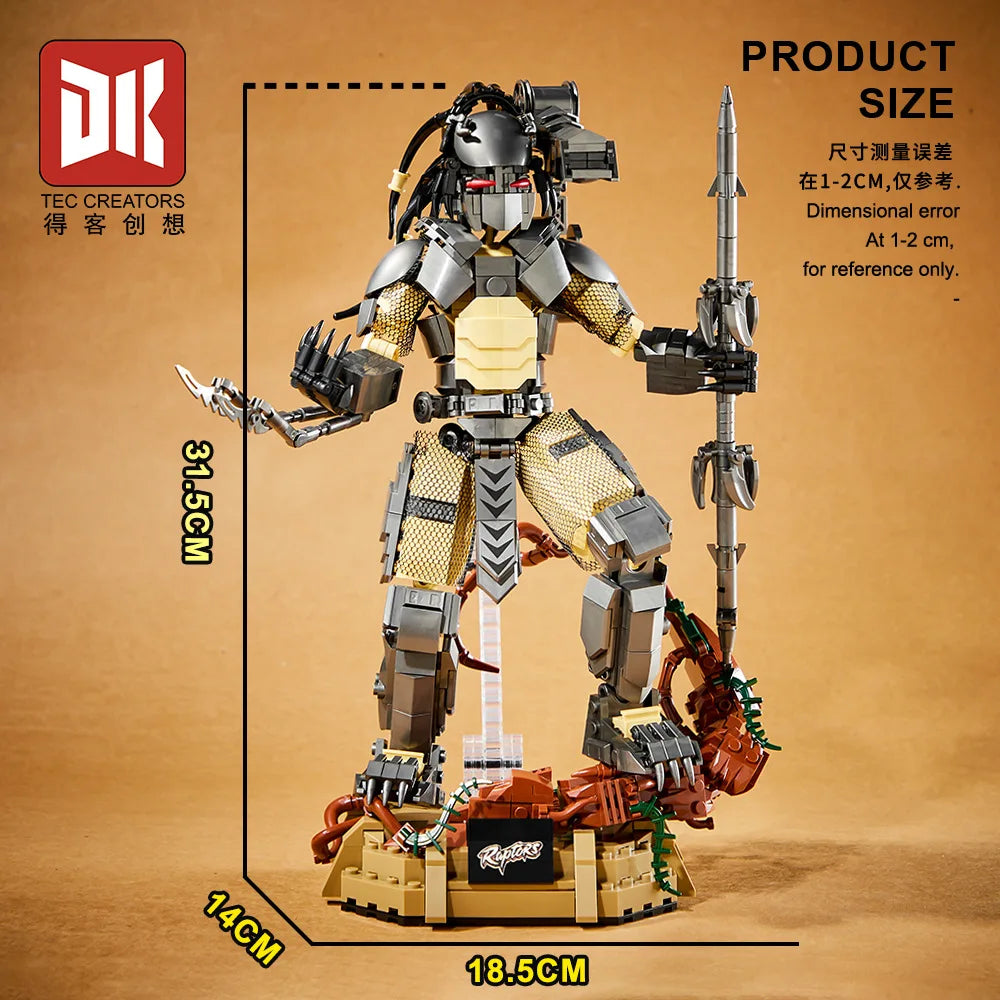 Predator MOC Building Blocks – 978PCS Alien Movie DIY Mini Figure Toy for Kids Birthday Gift