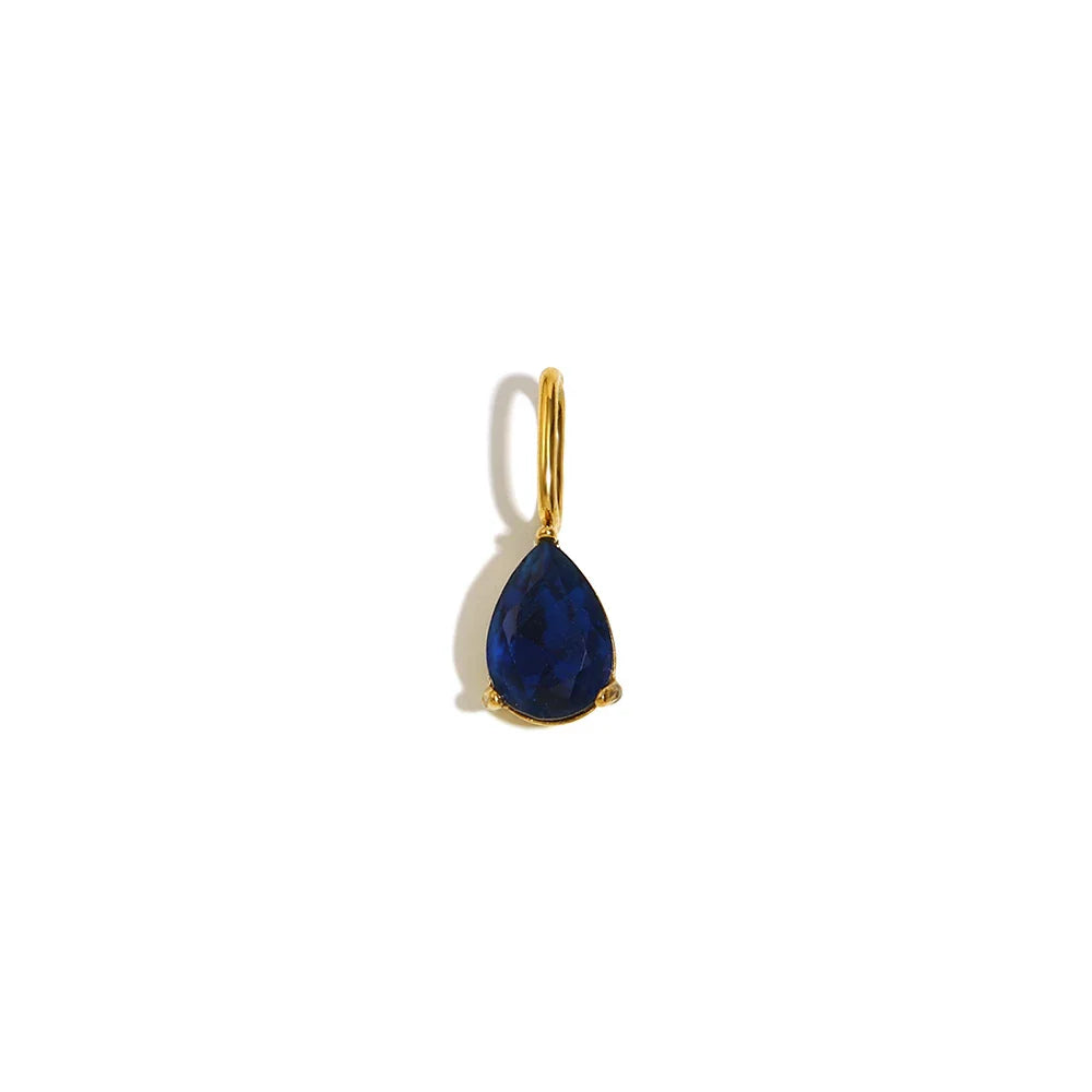 E.B.belle Colorful Zircon Waterdrop Pendant Jewelry Set for Women – DIY Handmade Necklace & Earrings Making Accessories