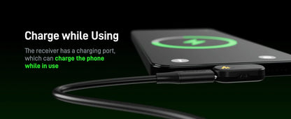 MAONO T1 Mini Wireless Lapel Microphone – Noise-Canceling Clip-On Mic for iPhone, Android, Tablet & PC Recording