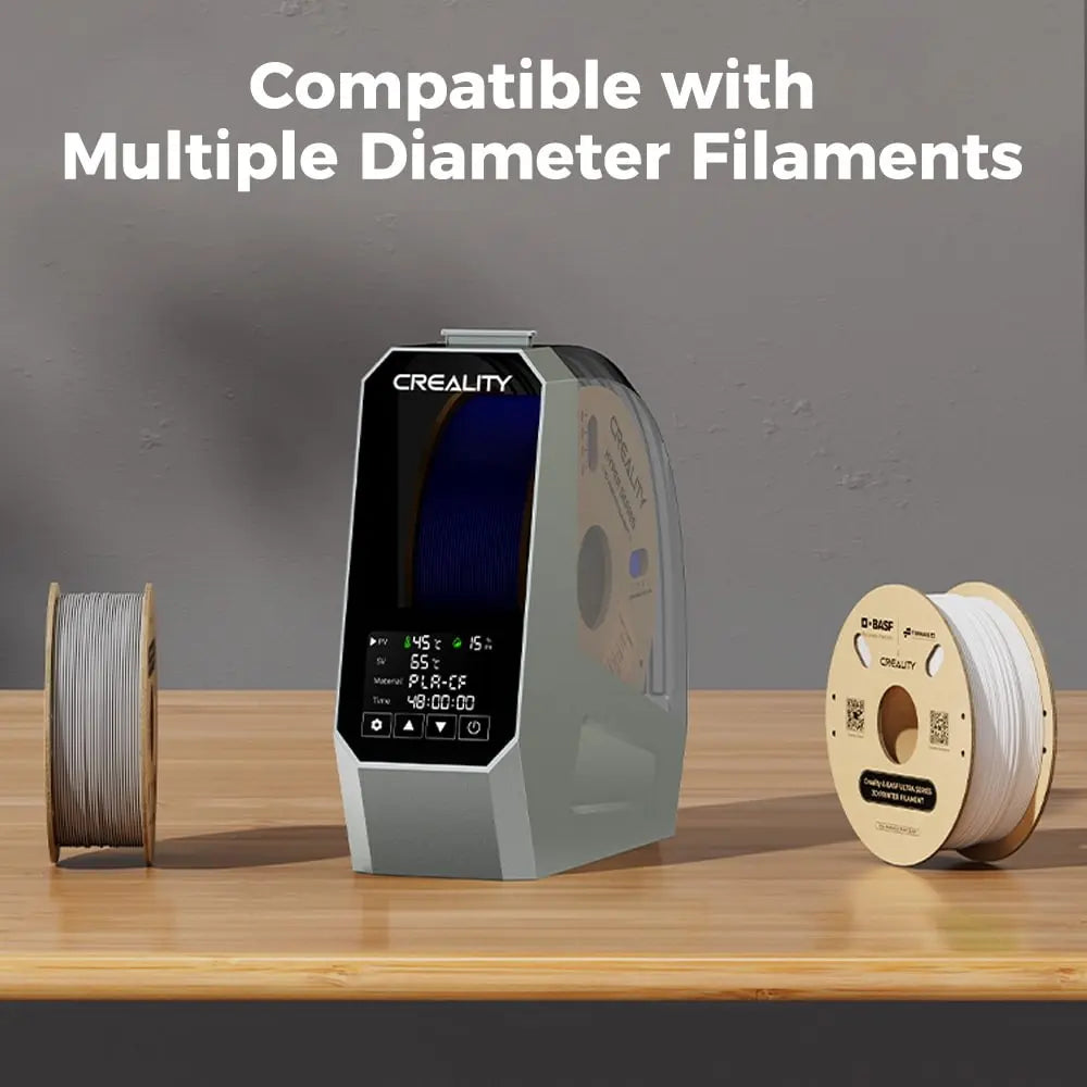 Creality Space Pi Filament Dryer - 3D Printer Filament Storage Box with Real-Time Humidity & Temperature Monitoring, 1KG Capacity