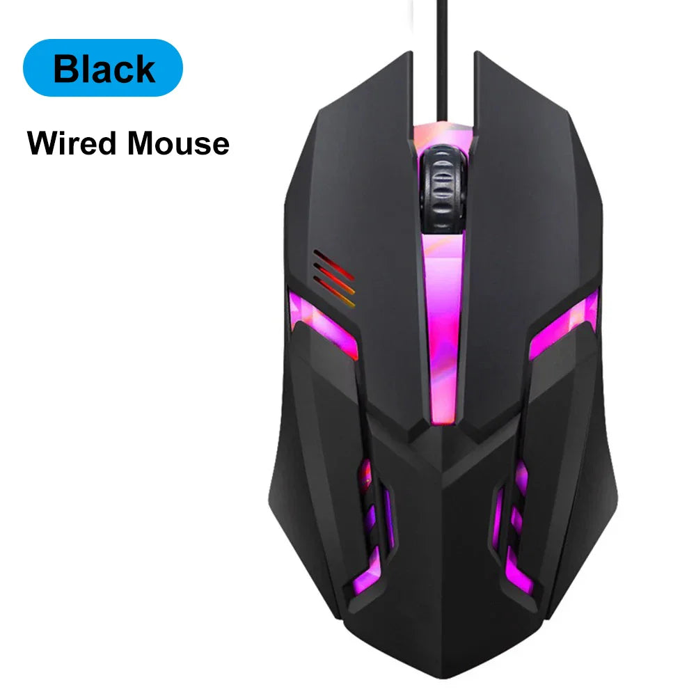 Bluetooth 5.2 Wireless RGB Mouse – Dual-Mode 2.4G Gaming Mouse with 6 Buttons, Silent Click for MacBook, Tablet, Laptop, PC