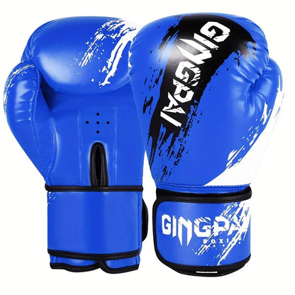 Adult Boxing Gloves - Comfortable Adjustable Punching & Sparring Mitts for Men - Black, Red, Blue Hand Protector