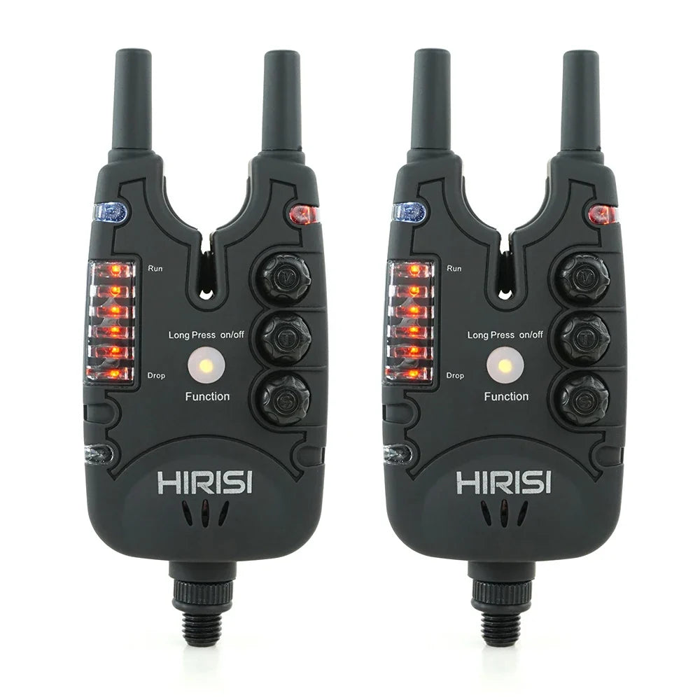 Hirisi Carp Fishing Bite Alarm - Adjustable Volume, Tone & Sensitivity LED Indicator B150