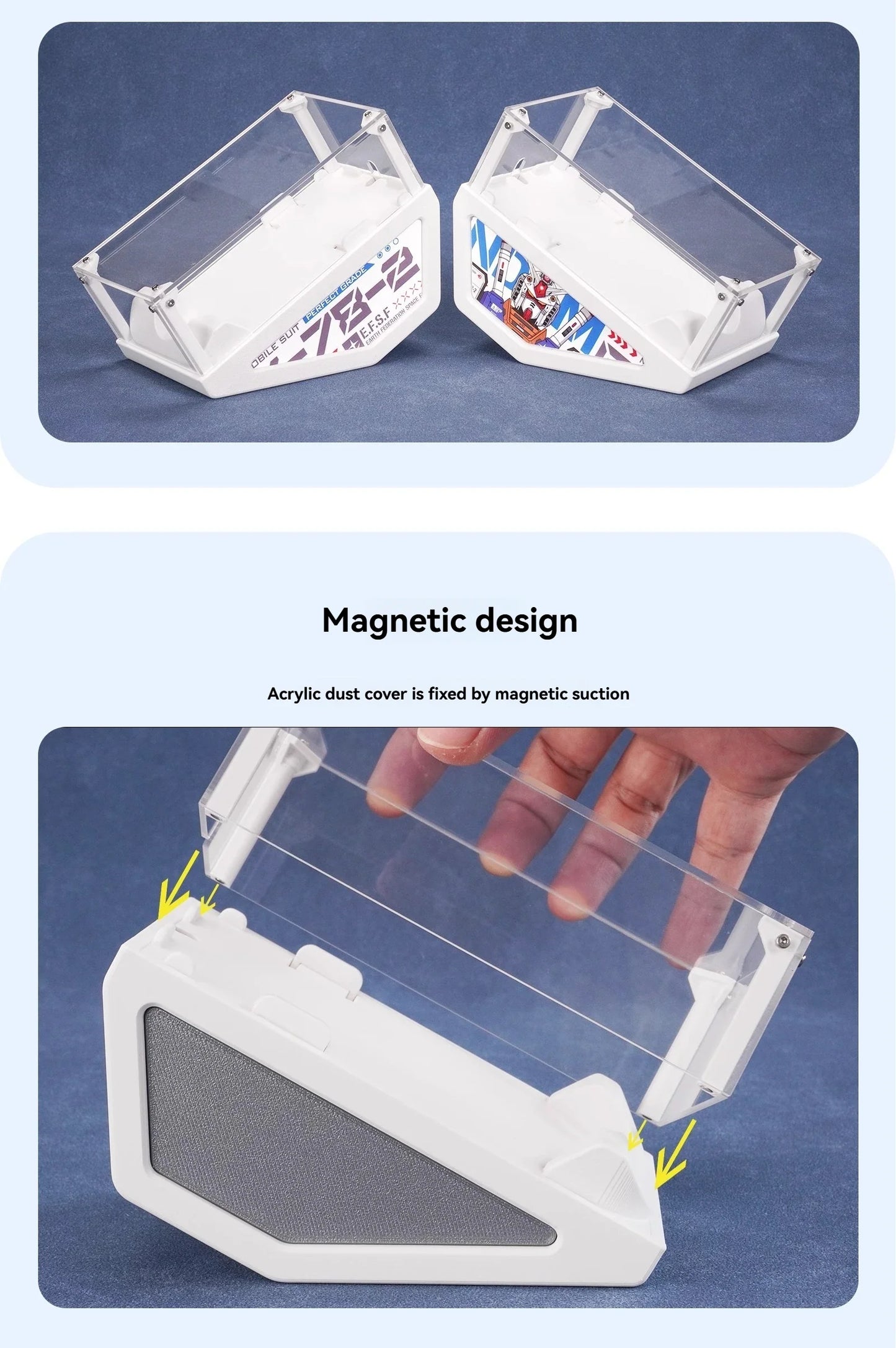 3D Printing Mouse Display Box – Transparent Acrylic Dustproof Storage for Gaming Mouse, Desktop & E-Sports Decor