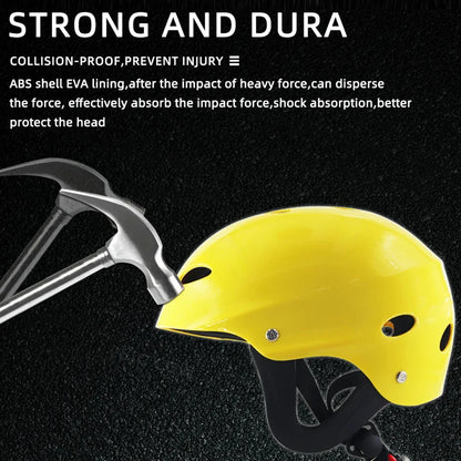 15-Color Certification Water Sport Helmet - Kayak, Rafting, Skateboard, Sailing, Surfing & Drifting Helmet for Water Sports
