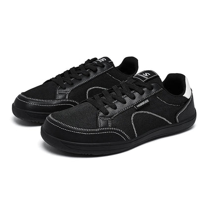 HOBIBEAR Barefoot Minimalist Shoes – Wide Toe Lace-Up Zero Drop Lightweight Sneakers for Men & Women