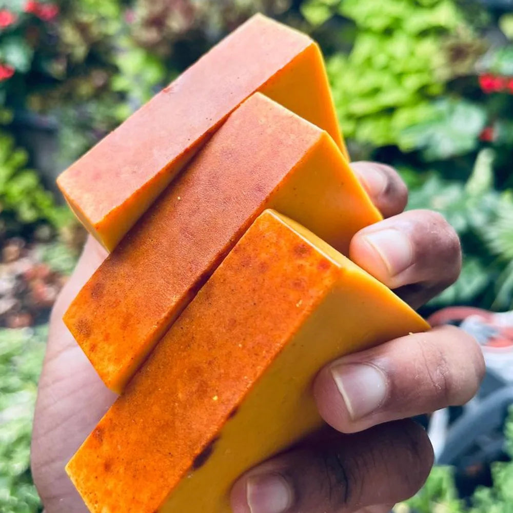 100g Turmeric & Lemon Kojic Acid Handmade Soap – Shower & Facial Soap