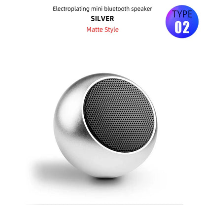 Metal Mini Wireless Bluetooth Speaker — HiFi Portable Subwoofer with Super Bass Stereo for Mobile, PC & Music Playback