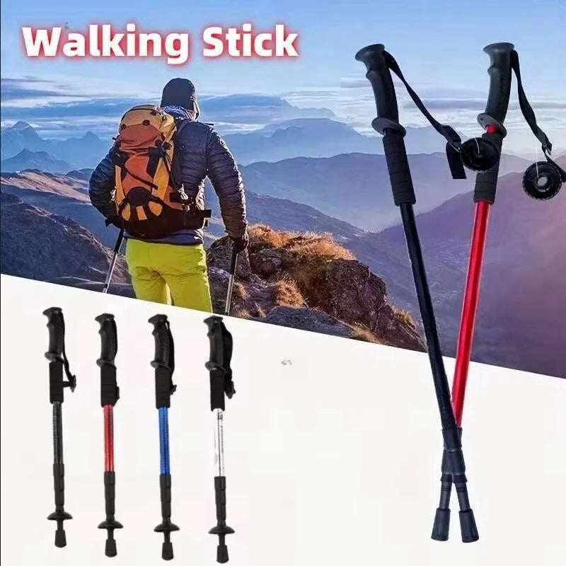 Ultralight Shock-Absorption Trekking Poles – Foldable Hiking Poles for Camping, Mountaineering & Backpacking