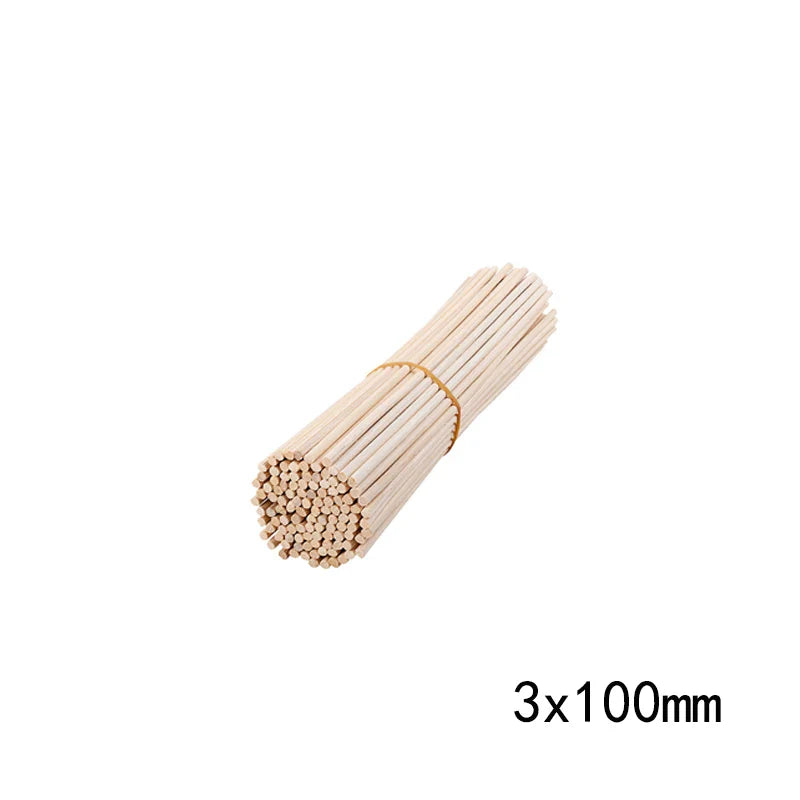 5-100PCS Reed Diffuser Replacement Sticks – 2-3.5mm Extra Thick Rattan for DIY Handmade Home Decor & Aromatherapy