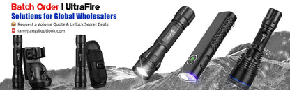 UltraFire T1 Pro Tactical Flashlight – 1200LM Powerful Rechargeable Police Flashlight with Holster for Outdoor Use