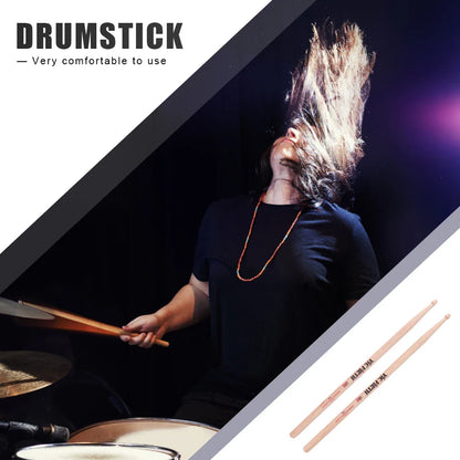 2PCS 5A/7A American Hickory Drumsticks – Jazz Mallets for Acoustic & Electronic Drums, Percussion Drum Sticks