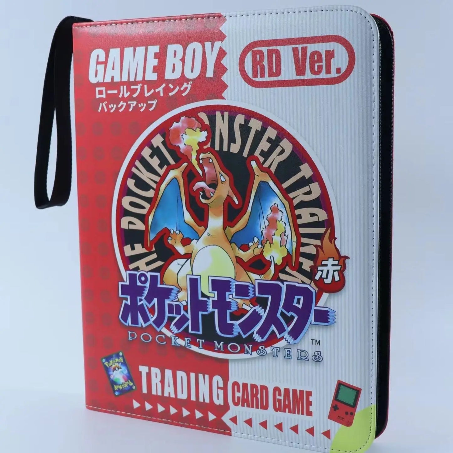 New Pokémon Pikachu Battle Card Binder — Zippered Card Holder for VMAX Game Card Collection, Anime Toys & Gifts