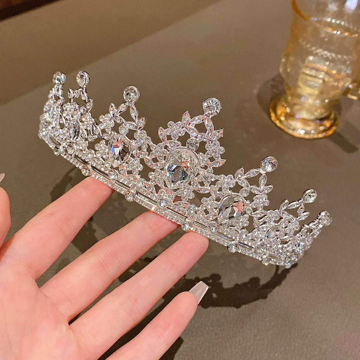 Fashionable Crown Headband - Sweet Hair Accessory for Performances & Birthdays