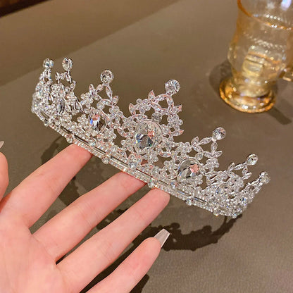 Fashionable Crown Headband - Sweet Hair Accessory for Performances & Birthdays