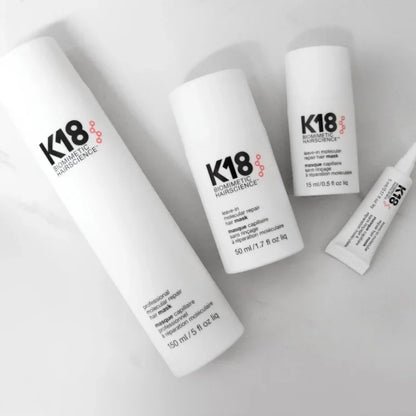 K18 Leave-In Molecular Repair Hair Mask – Deep Conditioning Keratin Treatment for Smooth, Healthy Hair (50ml/150ml)