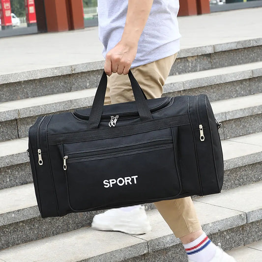 YIXIAO Large Capacity Gym & Travel Bag – Multifunction Sports Fitness Shoulder & Messenger Bag for Men