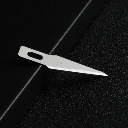 10pcs Non-Slip Metal Craft Knife Blades – Precision Engraving & Cutter Tools for PCB Repair & Mobile Phone Scalpel