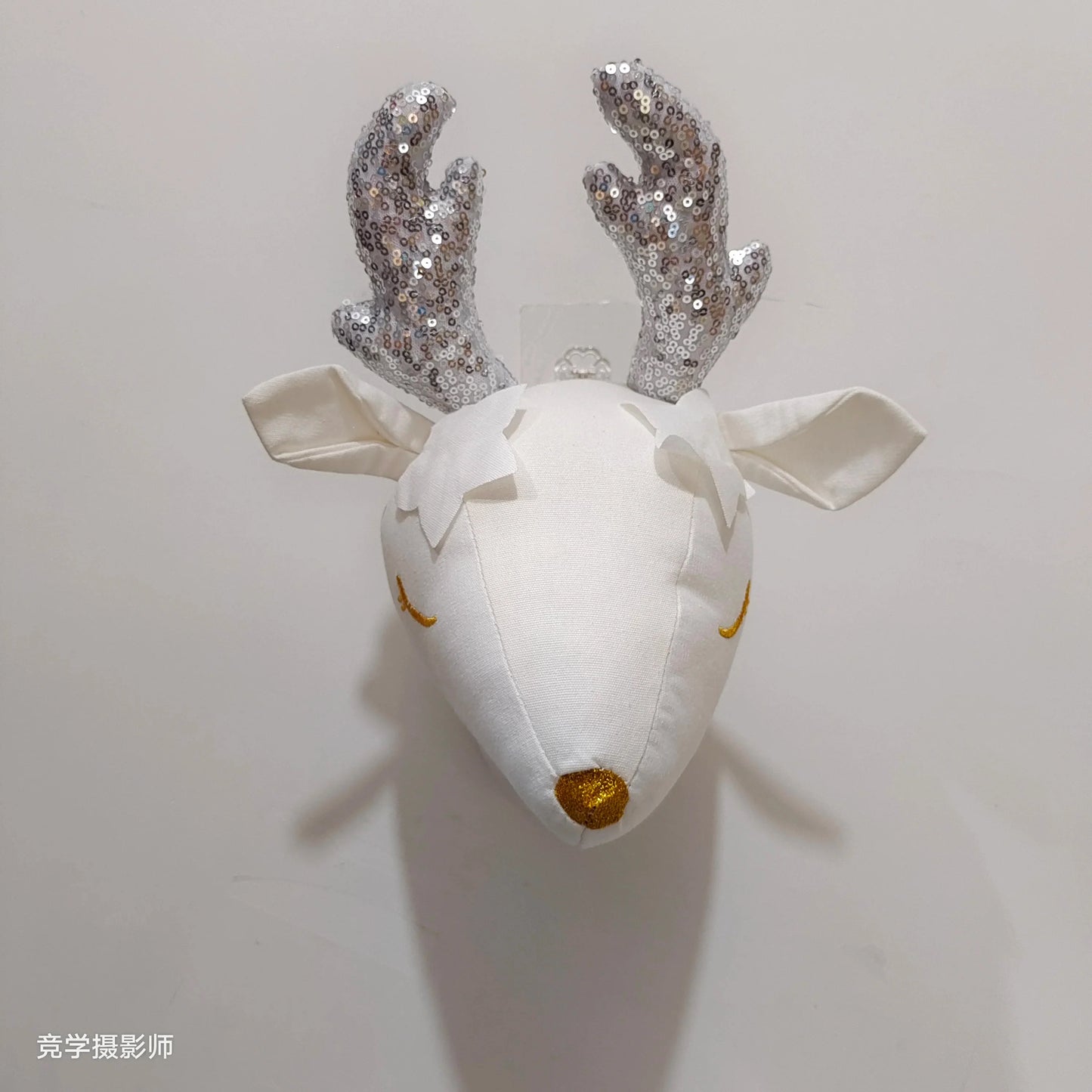 Handmade 3D Felt Animal Heads — Elephant & Swan Wall Hanging Decor for Nursery & Kids’ Bedroom