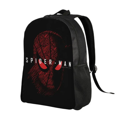 Custom Spider-Man Web Backpack – Water-Resistant School & College Bag for Men and Women