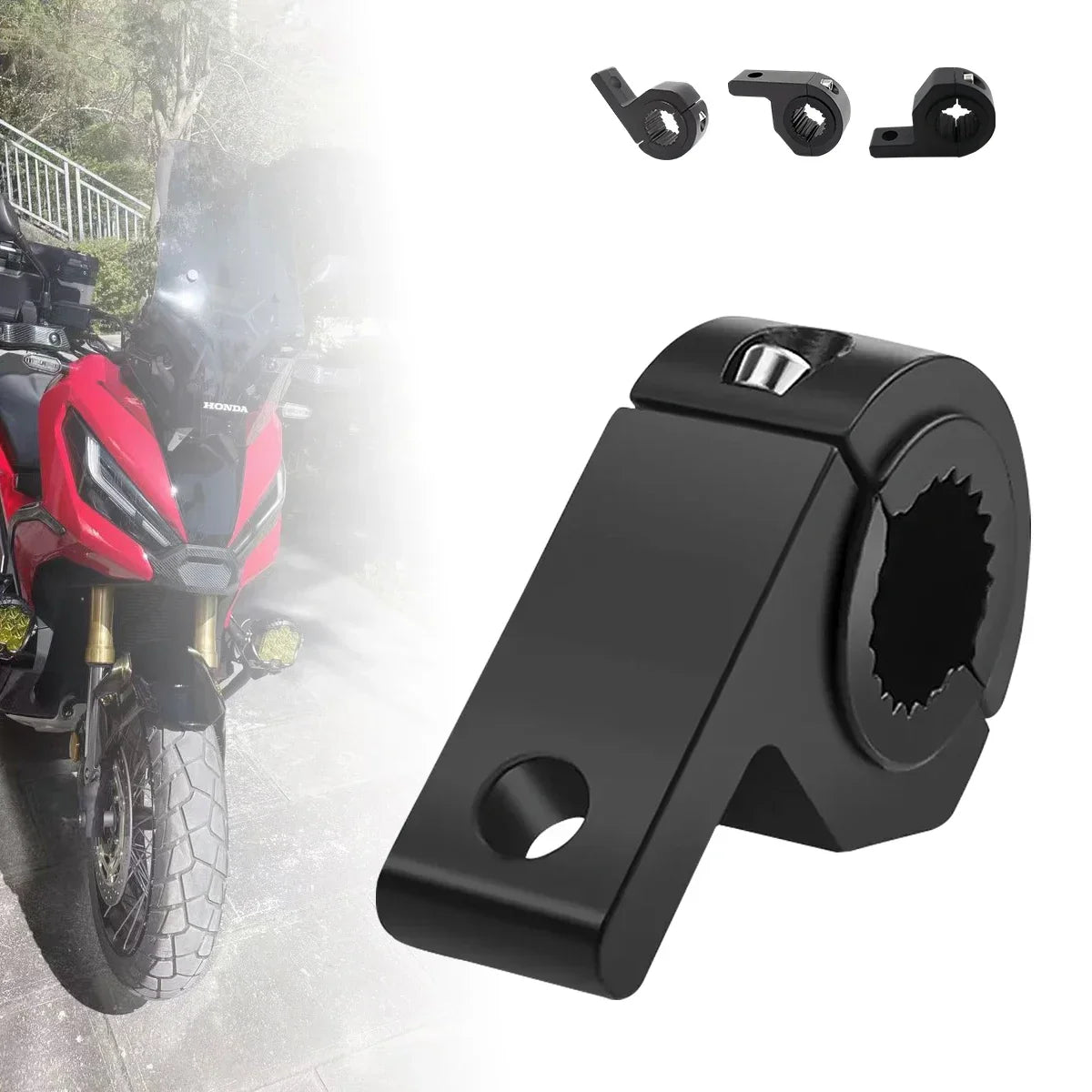 Universal Headlight Clamp Brackets Kit – 1/2pcs Tube Mount for Car, Truck, ATV & Motorcycle LED Work Lights