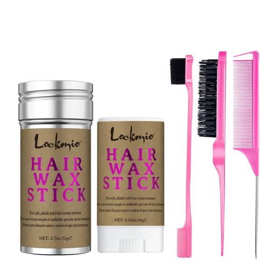LOCKMIO Women’s Hair Wax Stick – Anti-Frizz Flyaway Control Styling Pomade for Wigs & Broken Hair, Long-Lasting Smoothing