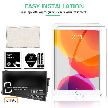 Tempered Glass Screen Protector for iPad – Compatible with 2019/2020 10.2", iPad Pro 11", Air 3 10.5", Mini & 9.7" Models
