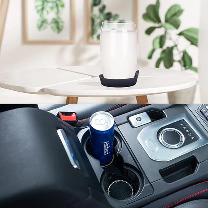 2PCS Bling Crystal Rhinestone Car Cup Coaster - Universal Non-Slip Cup Holders - Interior Car Accessories