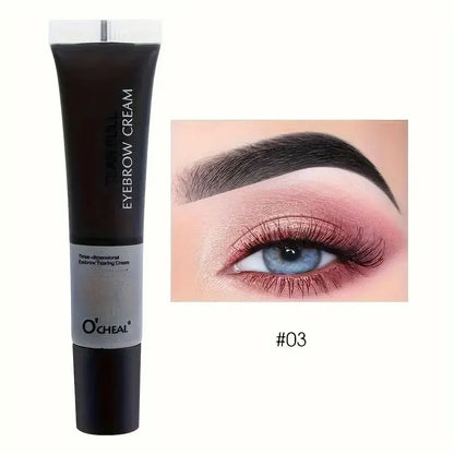 Long-Lasting Eyebrow Gel Makeup — Semi-Permanent Waterproof Sweat-Proof Tint Cream for Natural Color & Shape