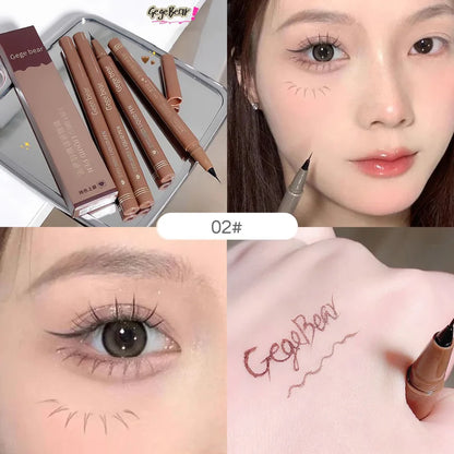 Gege Bear Liquid Eyeliner Pen – Waterproof, Smudge-Proof, Fast & Precise Makeup with Quick Drying Formula