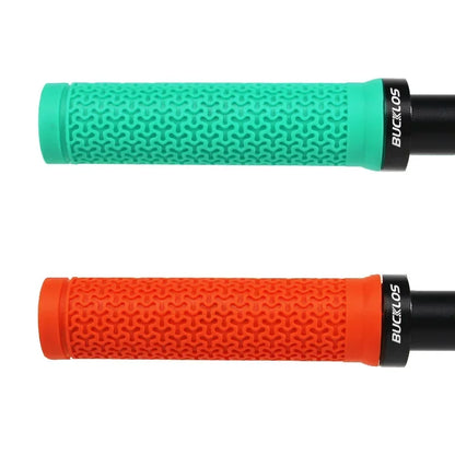 BUCKLOS Lock-On Bicycle Handlebar Grips — Anti-Slip Waterproof MTB Damping Cuffs for Mountain Bikes