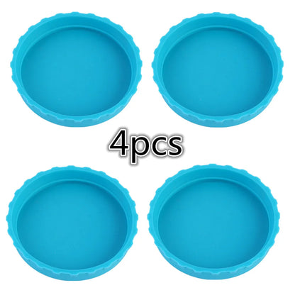 Reusable Beverage Can Covers - Silicone Soda Can Lids, Leak-Proof Sealing Protectors for Cans & Bottles