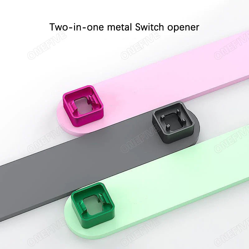 3-in-1 Mechanical Keyboard Switch Opener — Aluminum Alloy Magnetic Tool for TTC, Cherry MX, Gateron, Kailh, Outemu Switches