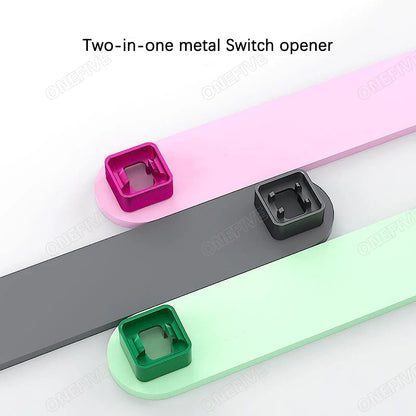 3-in-1 Mechanical Keyboard Switch Opener — Aluminum Alloy Magnetic Tool for TTC, Cherry MX, Gateron, Kailh, Outemu Switches