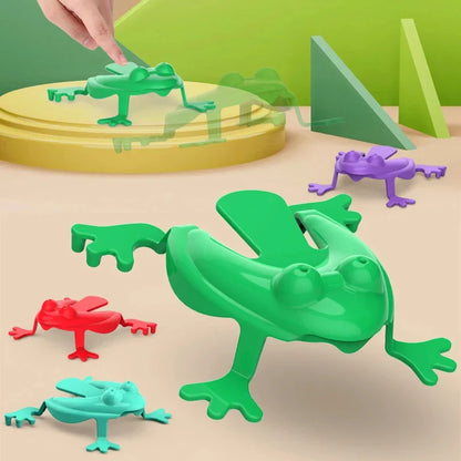 Jumping Frog Toy — 1-20pcs Parent-Child Bounce Frogs for Kids — Stress Relief & Birthday Party Gift