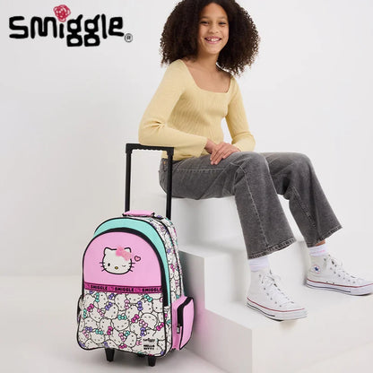 Genuine Australia Smiggle Trolley Backpack — Children’s School Bag & Travel Luggage Anime Backpack Gift